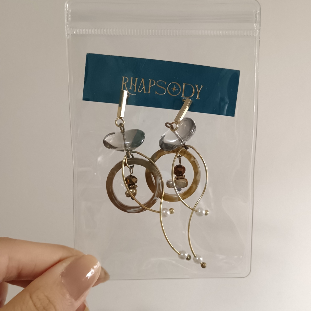 Rhapsody Gold and Silver Earrings